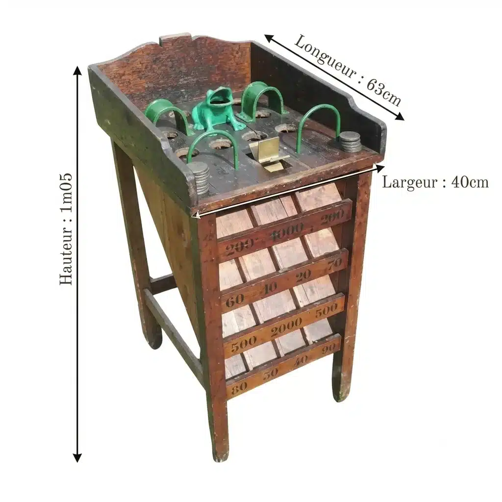 Jeu de la Grenouille (Jeu du Tonneau en Fonte)