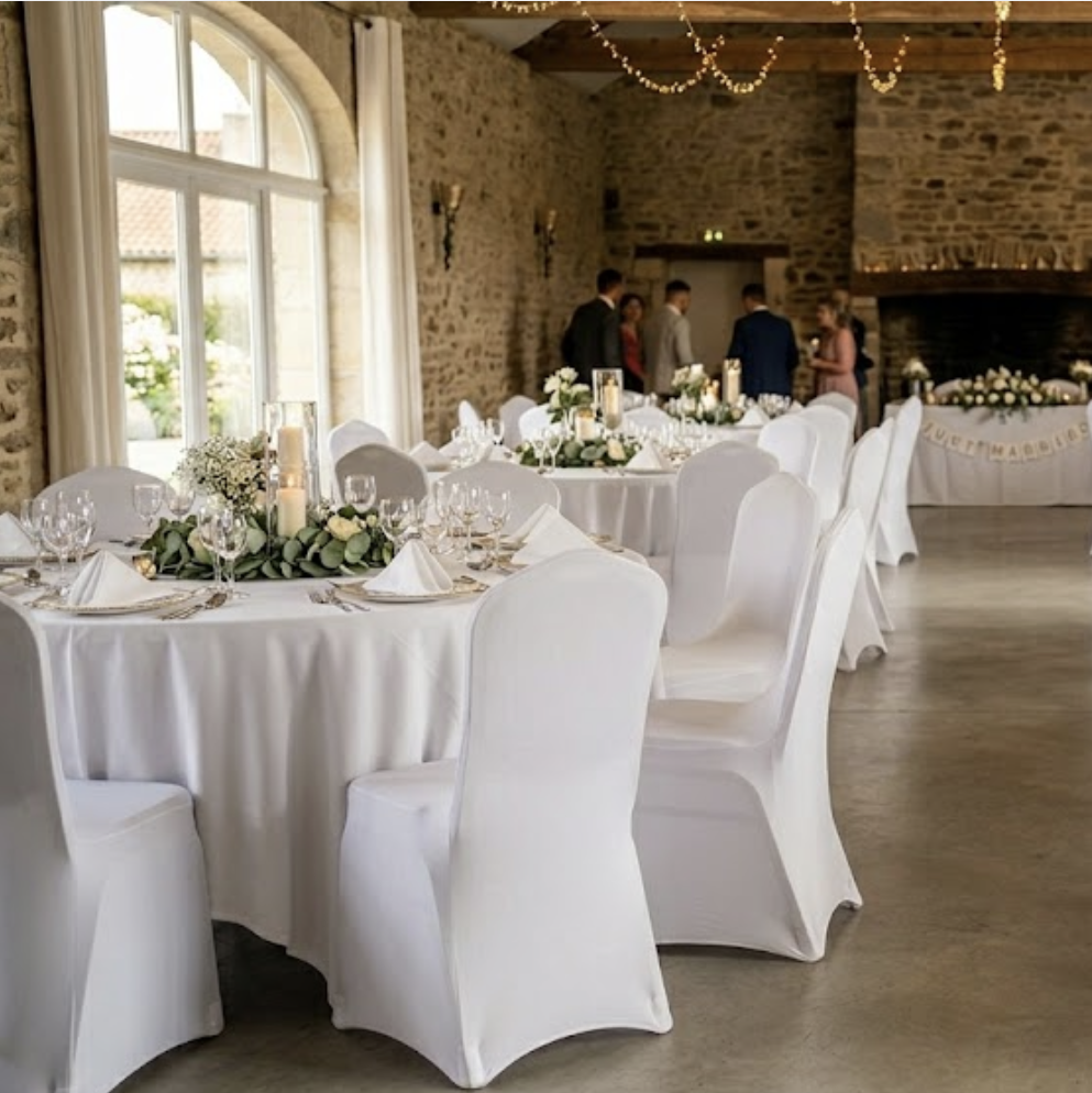 Housse de Chaise Blanche