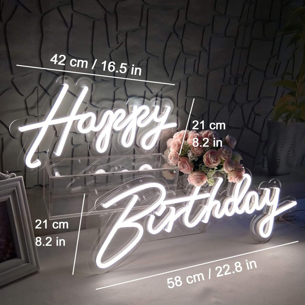 Neon Happy Birthday