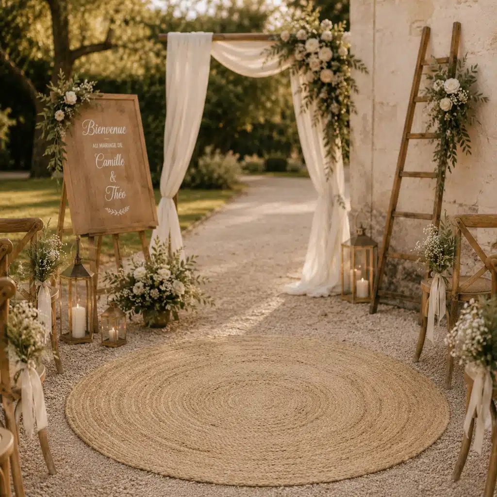 Tapis Jute Rond