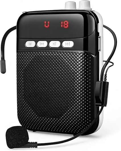 Amplificateur-de-voix-avec-Micro-casque nooba-sonorisation-produits-micro-sans-fil